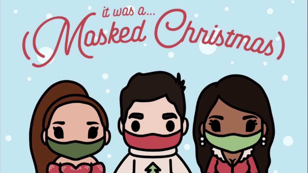 Ariana Grande, Jimmy Fallon e Megan Thee Stallion em Masked Christmas