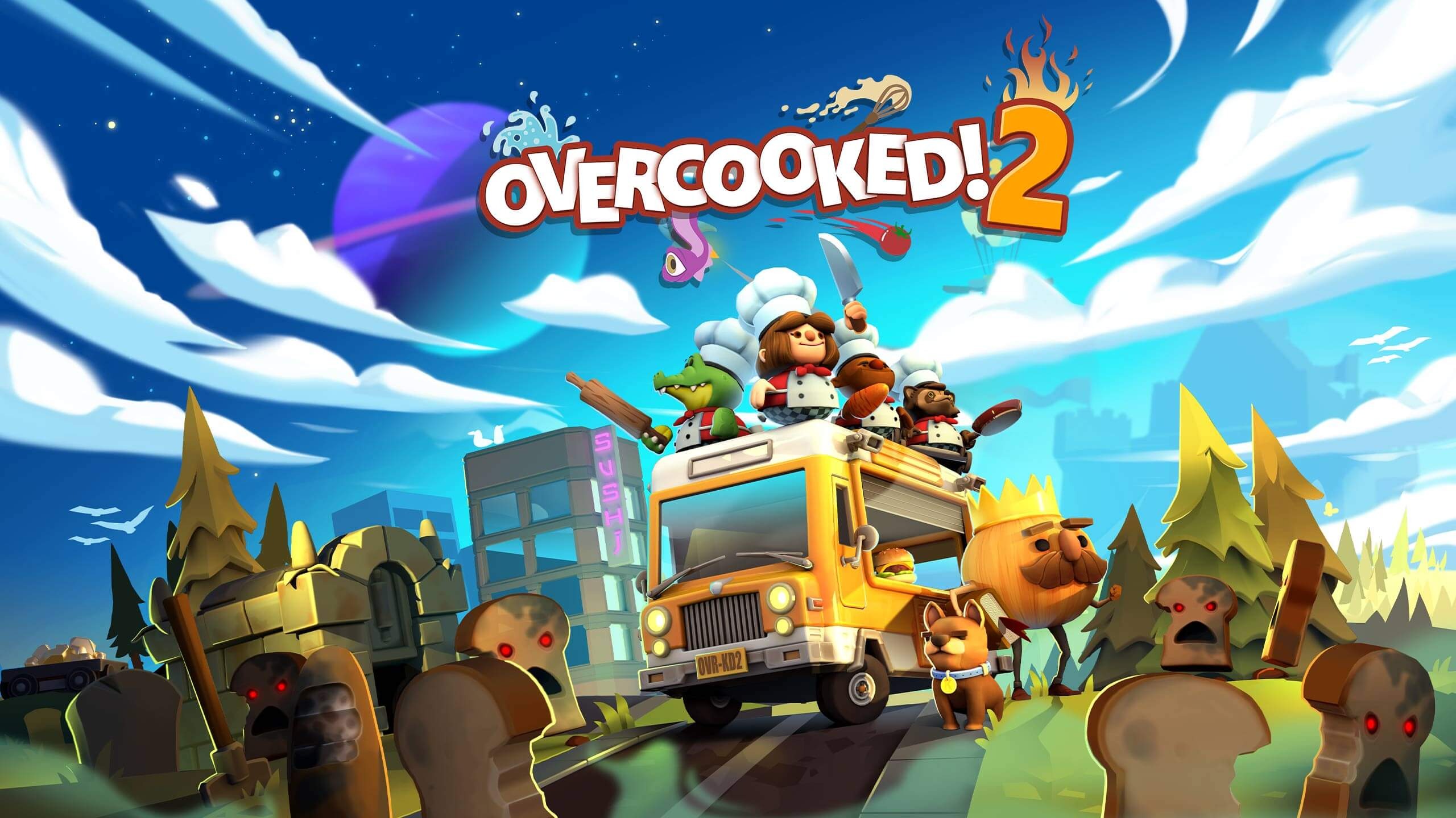 Imagem promocional de Overcooked! 2