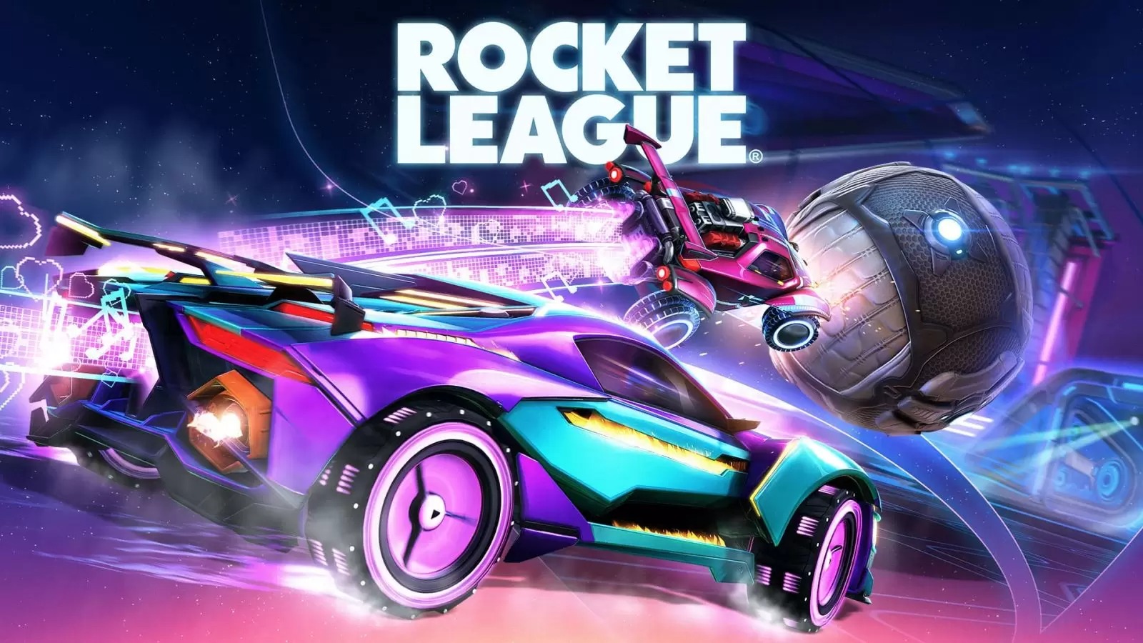 Imagem promocional de Rocket League