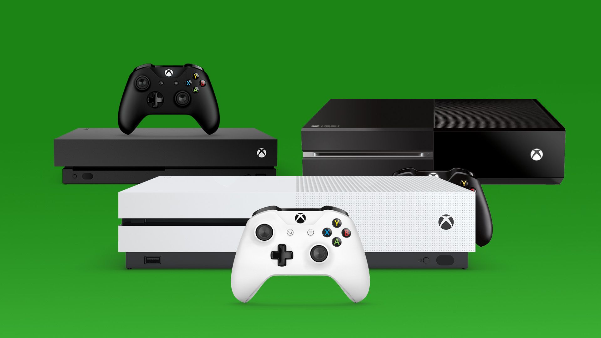 Montagem com consoles Xbox One