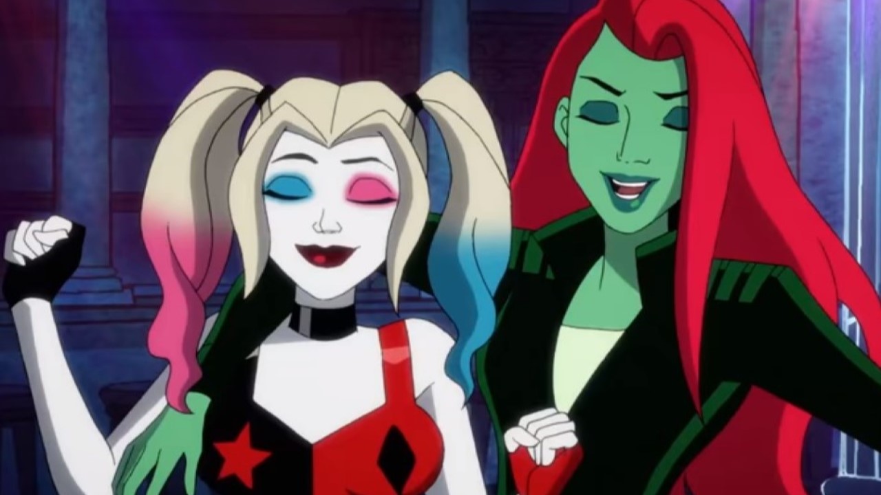 Harley Quinn e Hera Venenosa na série animada da HBO Max