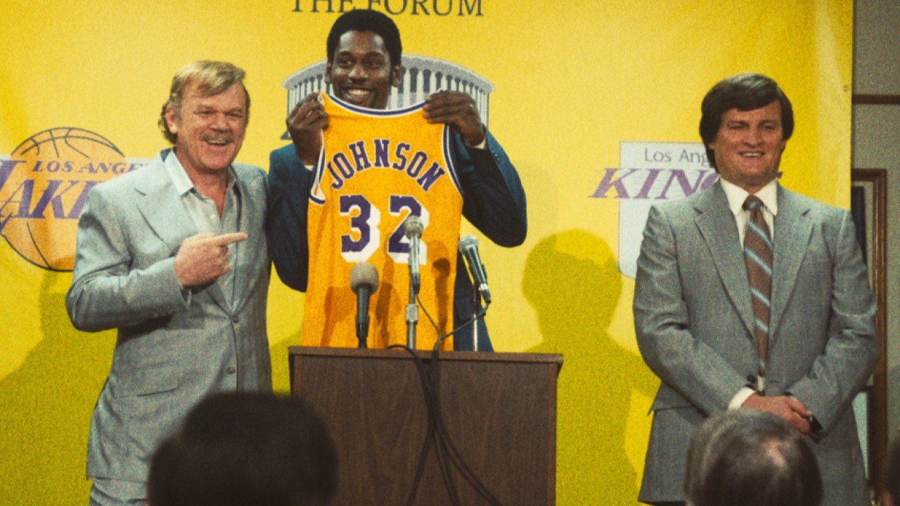 John C. Riley, Quincy Isaiah e Jason Clarke em cena de Lakers - Hora de Vencer