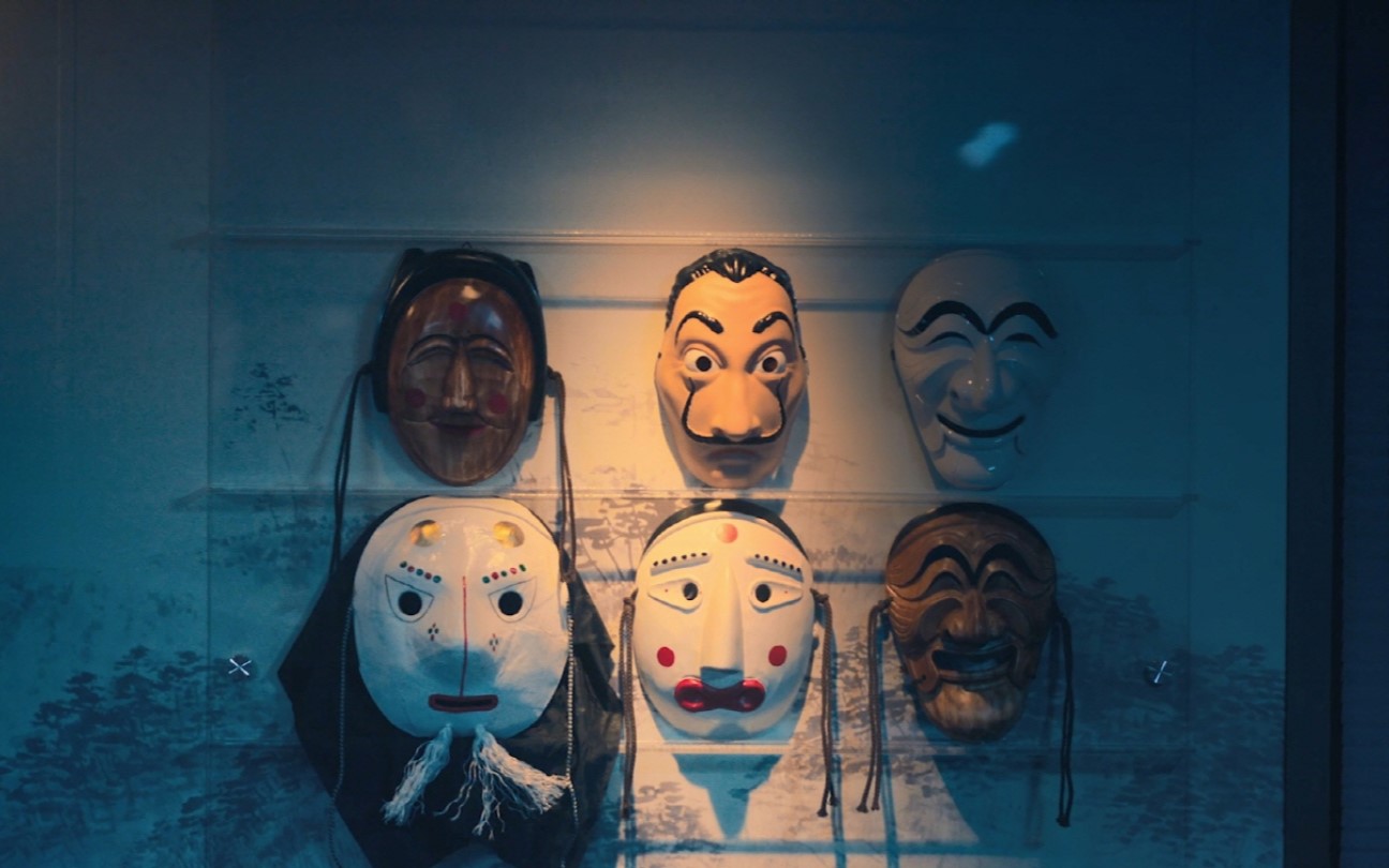 As máscaras de La Casa de Papel: Coreia
