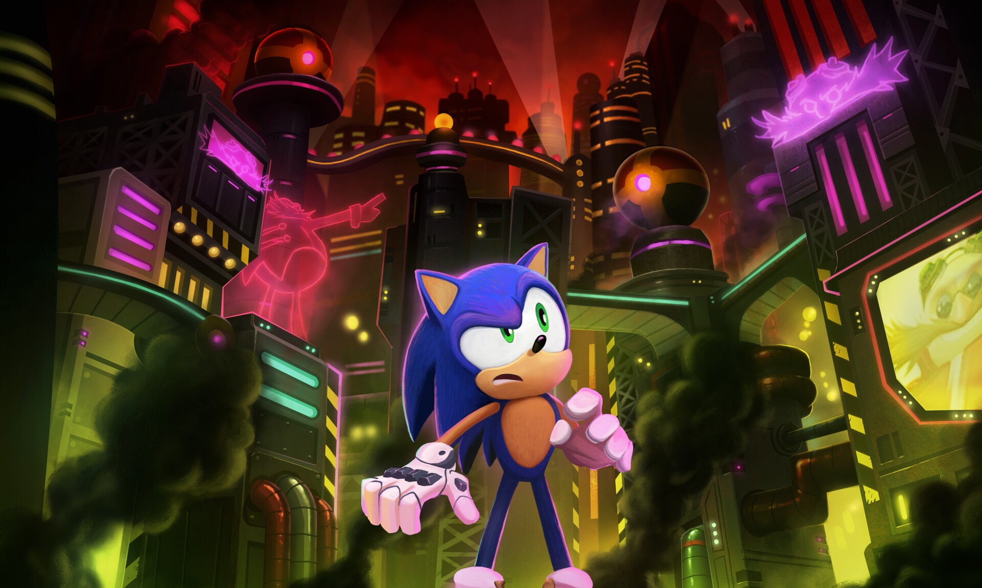 Arte conceitual de Sonic Prime