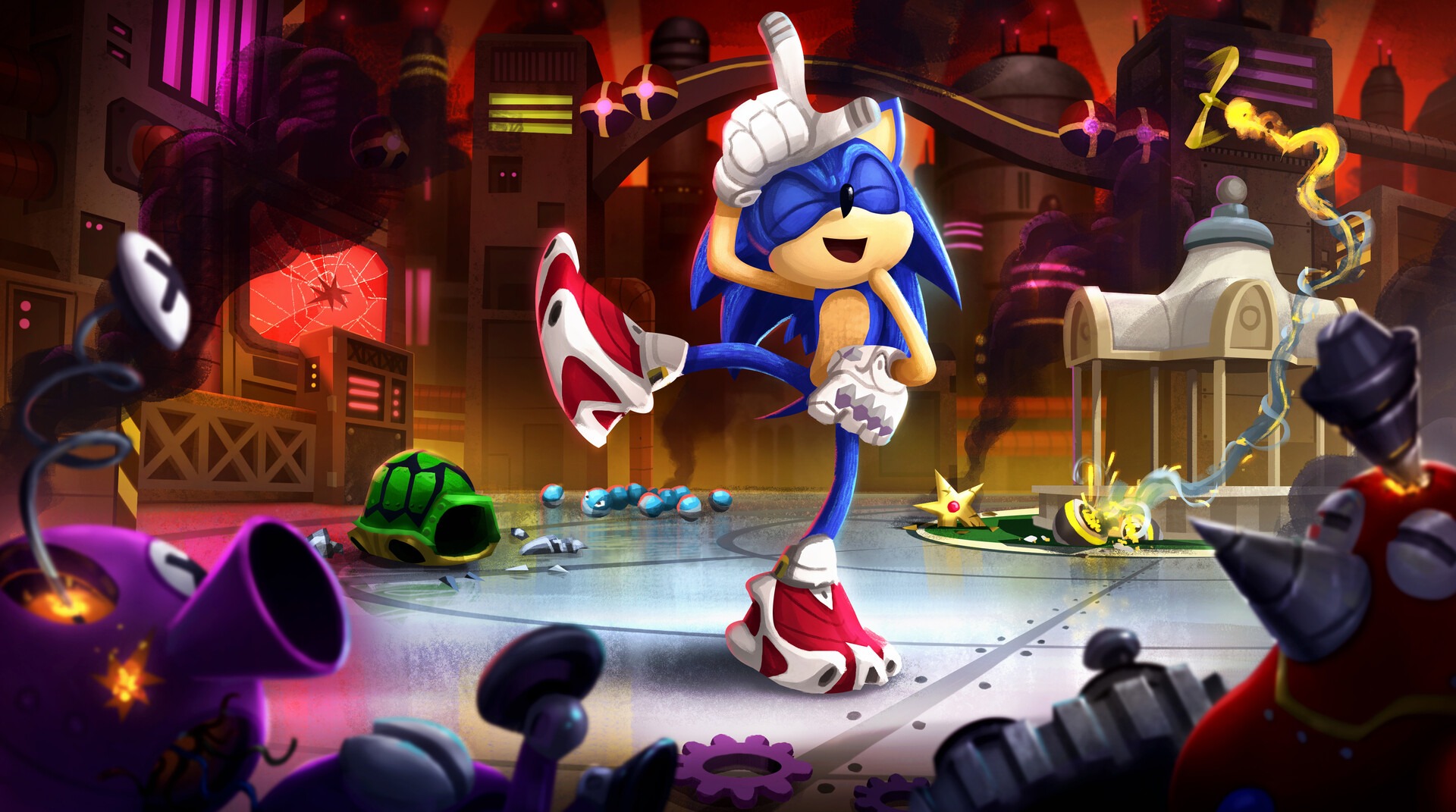 Arte conceitual de Sonic Prime