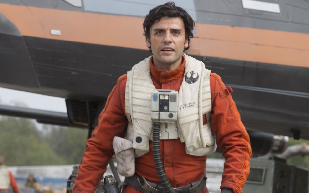 Oscar Isaac como Poe Dameron em Star Wars