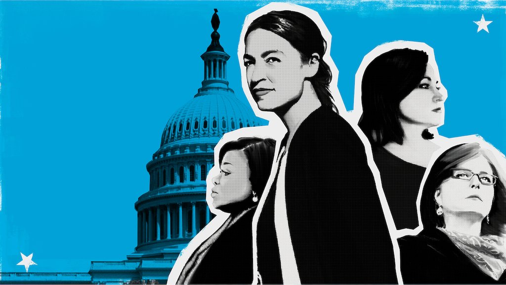 Quatro mulheres se reúnem para disputar contra as políticas conservadoras nos Estados Unidos