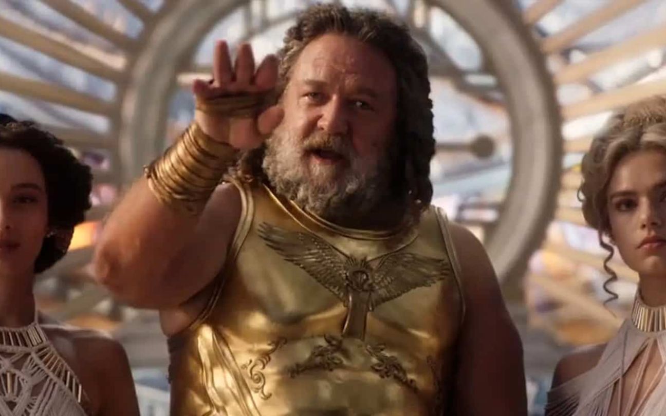 Russell Crowe confirma que interpretará Zeus em Thor: Amor e