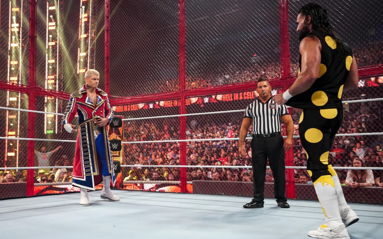 Cody Rhodes e Seth Rollins nos ringues da WWE