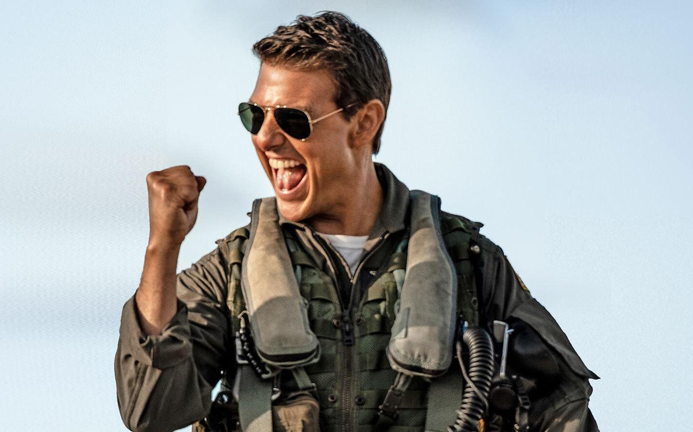 Tom Cruise em Top Gun: Maverick, que estreia nos streamings