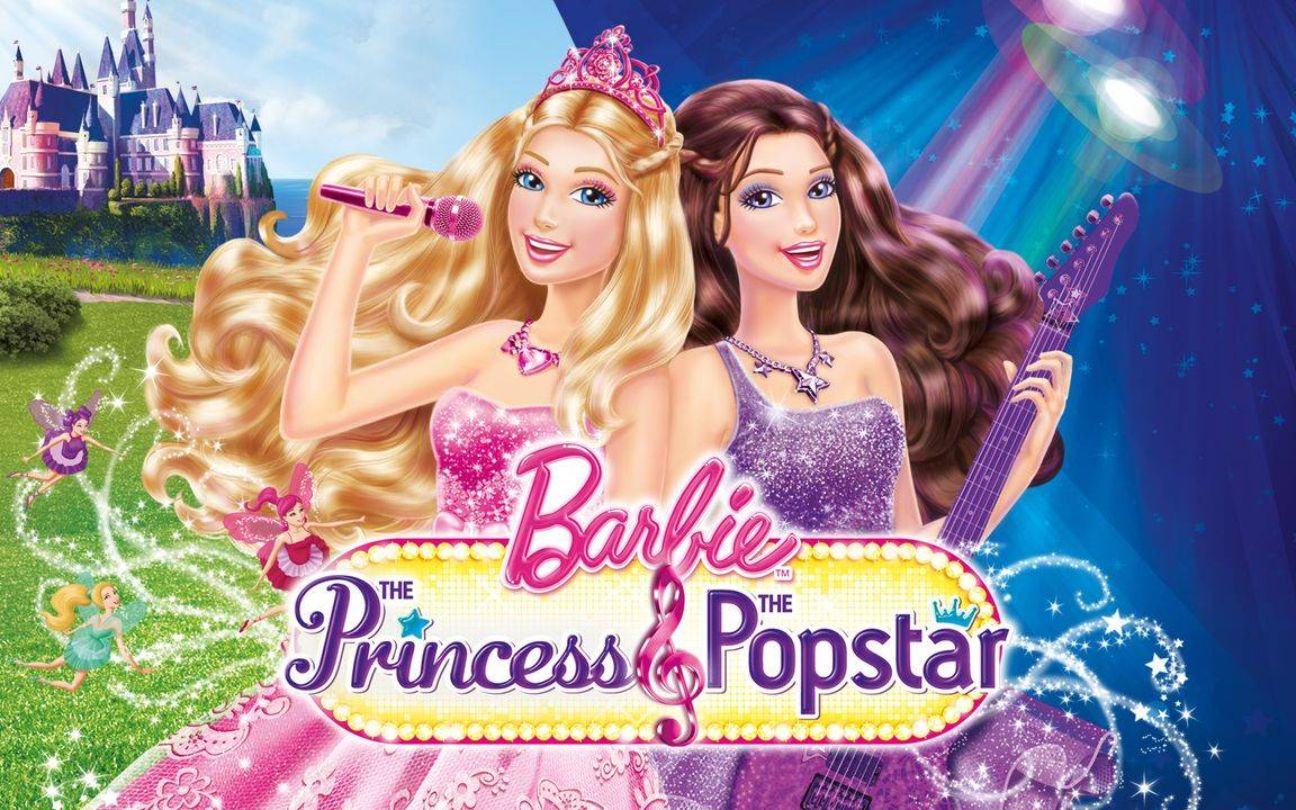 Livro Barbie Em A Princesa E A Popstar