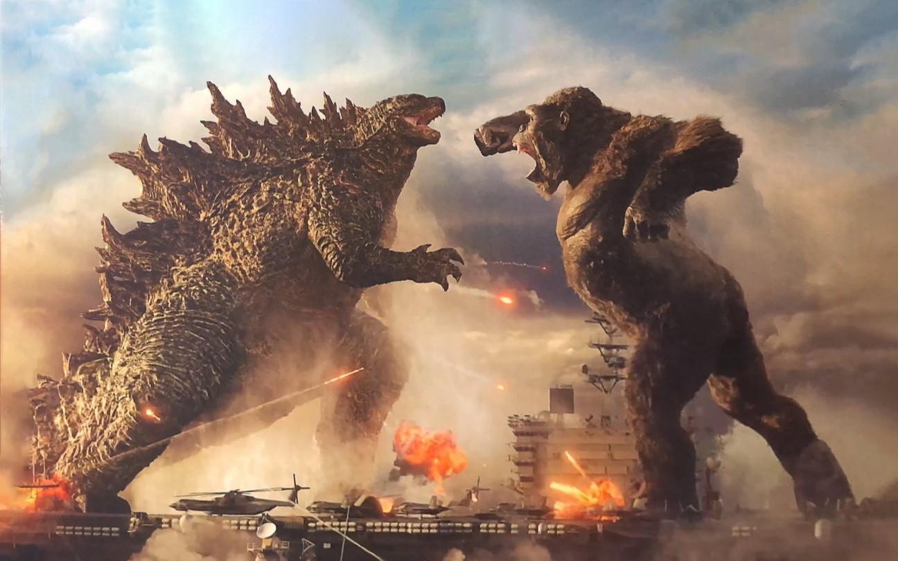 Luta em cena de Godzilla vs. Kong