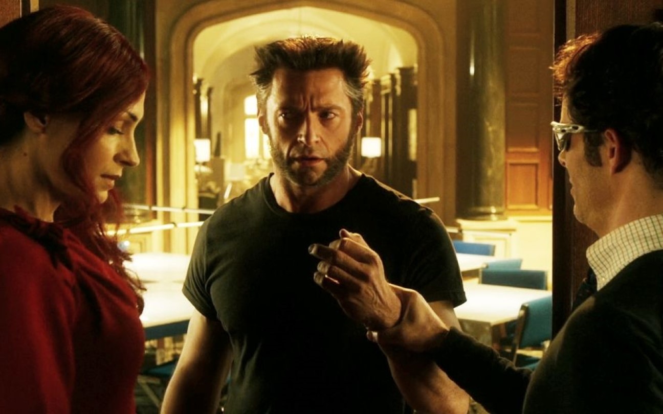 Famke Janssen, Hugh Jackman e James Marsden em cena de X-Men: Dias de um Futuro Esquecido