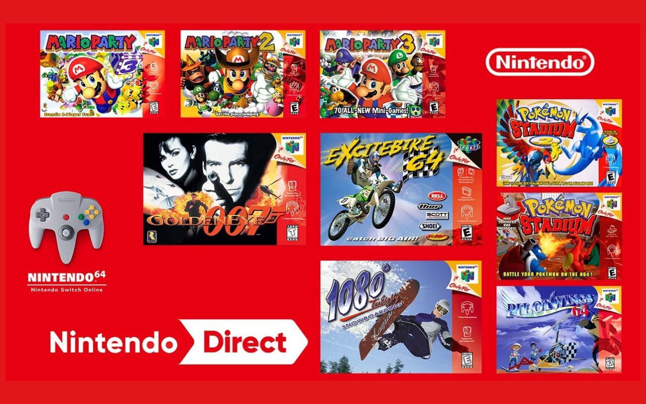 Anúncios do Nintendo Switch Online