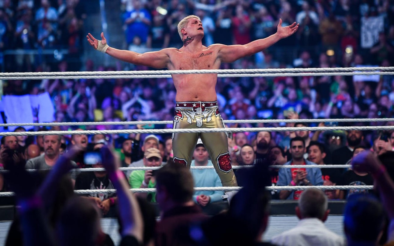 Cody Rhodes no ringue da WWE