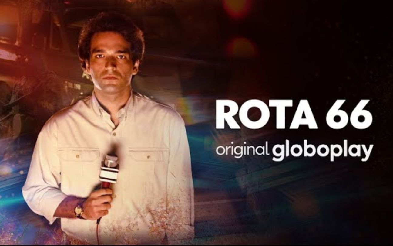 Humberto Carrão na capa do trailer de Rota 66