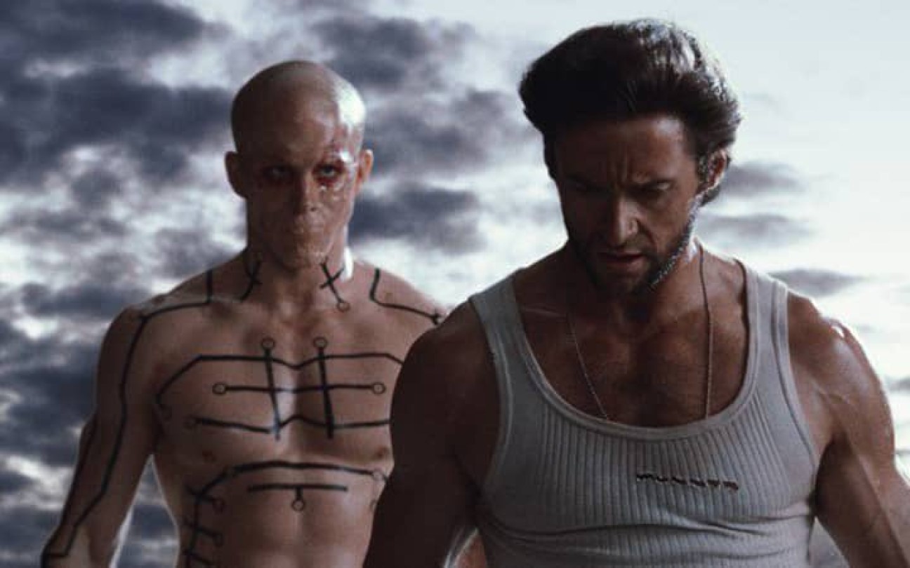 Ryan Reynolds e Hugh Jackman em X-Men Origens: Wolverine