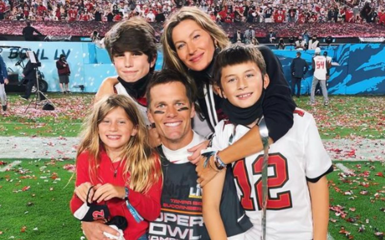 Tom Brady, Gisele Bündchen e filhos