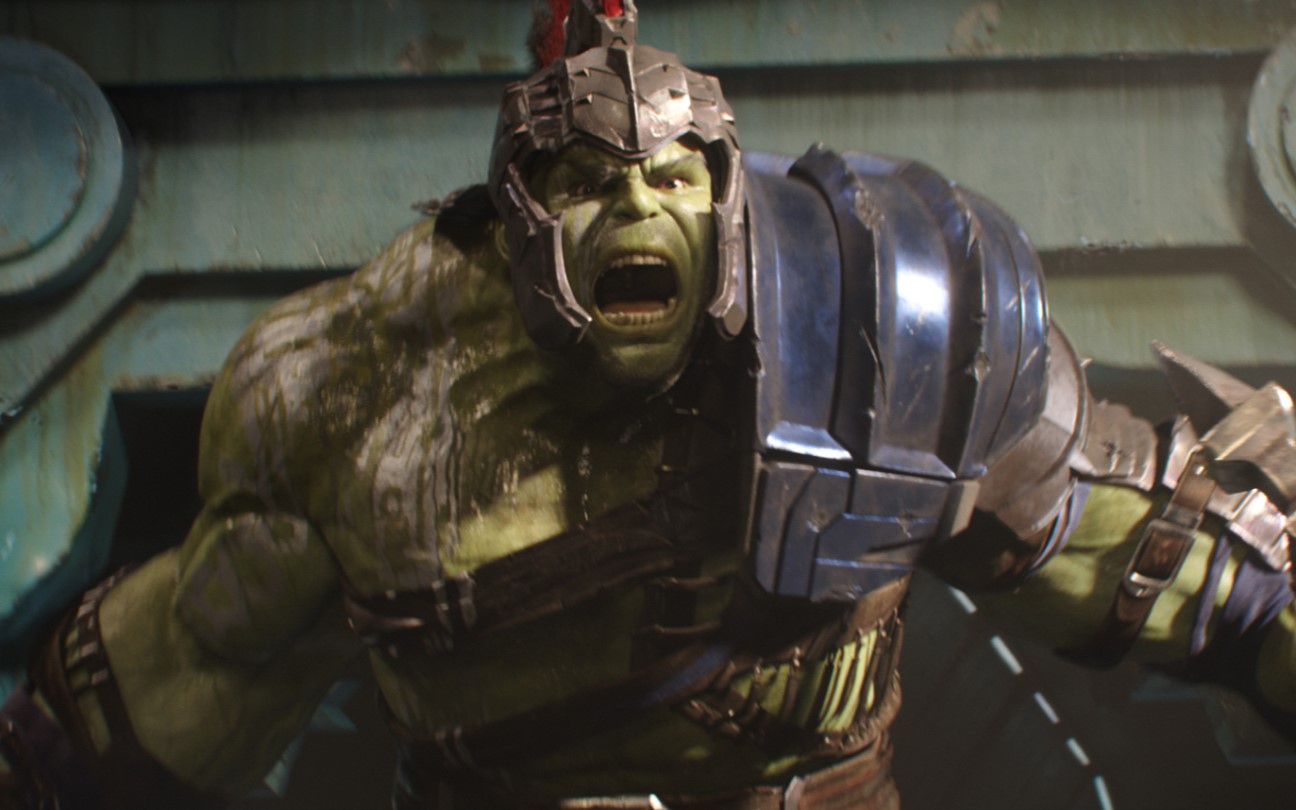 Mark Ruffalo como Hulk em Thor: Ragnarok