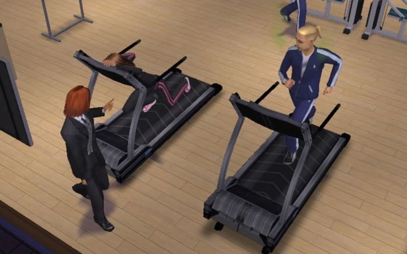 Esteiras rolantes em The Sims