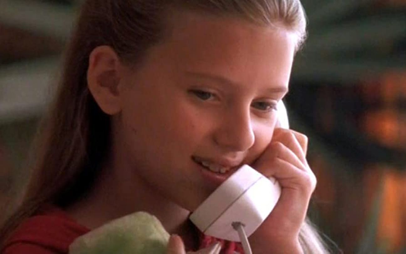 Scarlett Johansson aos 10 anos em Justa Causa
