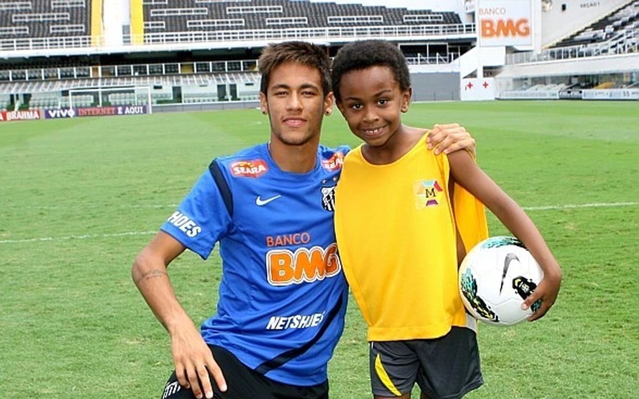 Neymar com Jean Paulo Campos em Carrossel