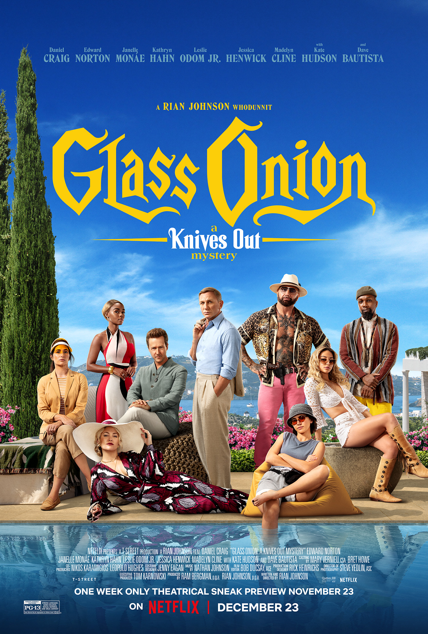 Cartaz oficial de Glass Onion