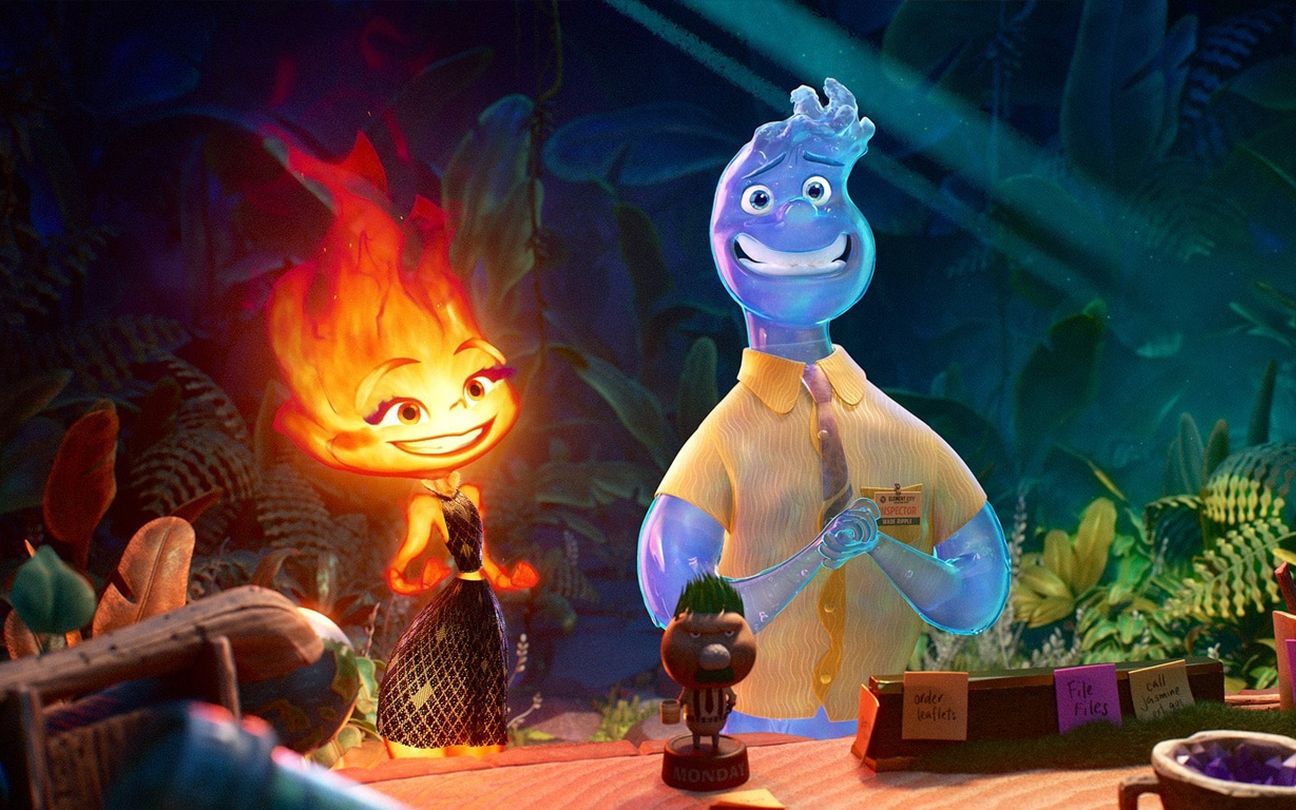 Personagens de Elementos, nova animação da Pixar