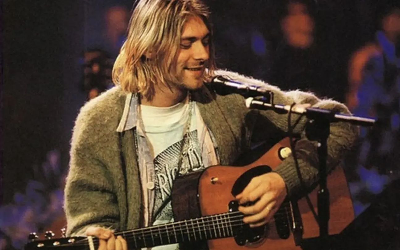 Kurt Cobain no MTV Unplugged do Nirvana