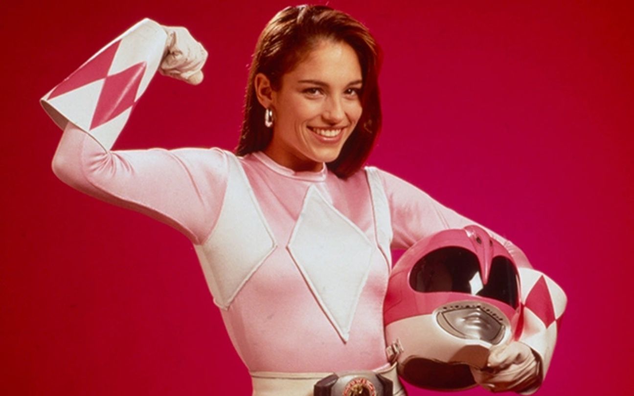 Amy Jo Johnson como a Kimberly de Power Rangers