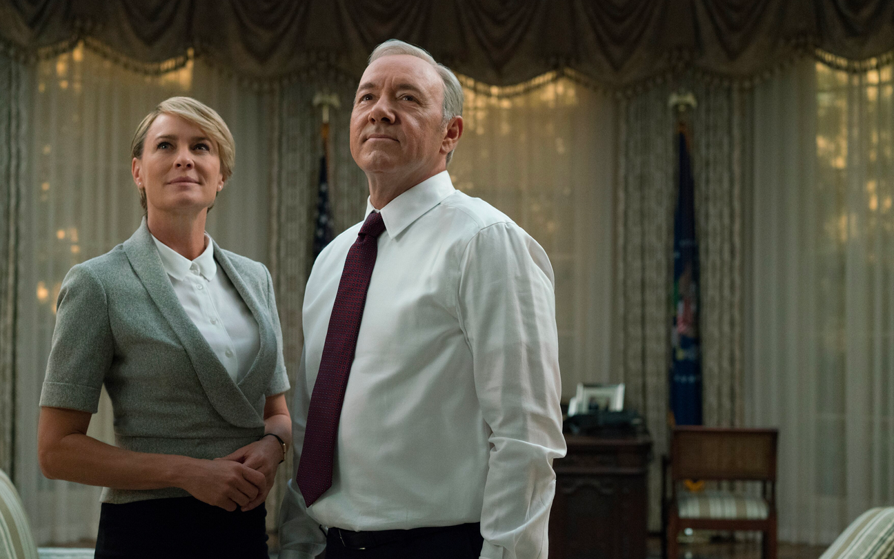 Robin Wright e Kevin Spacey