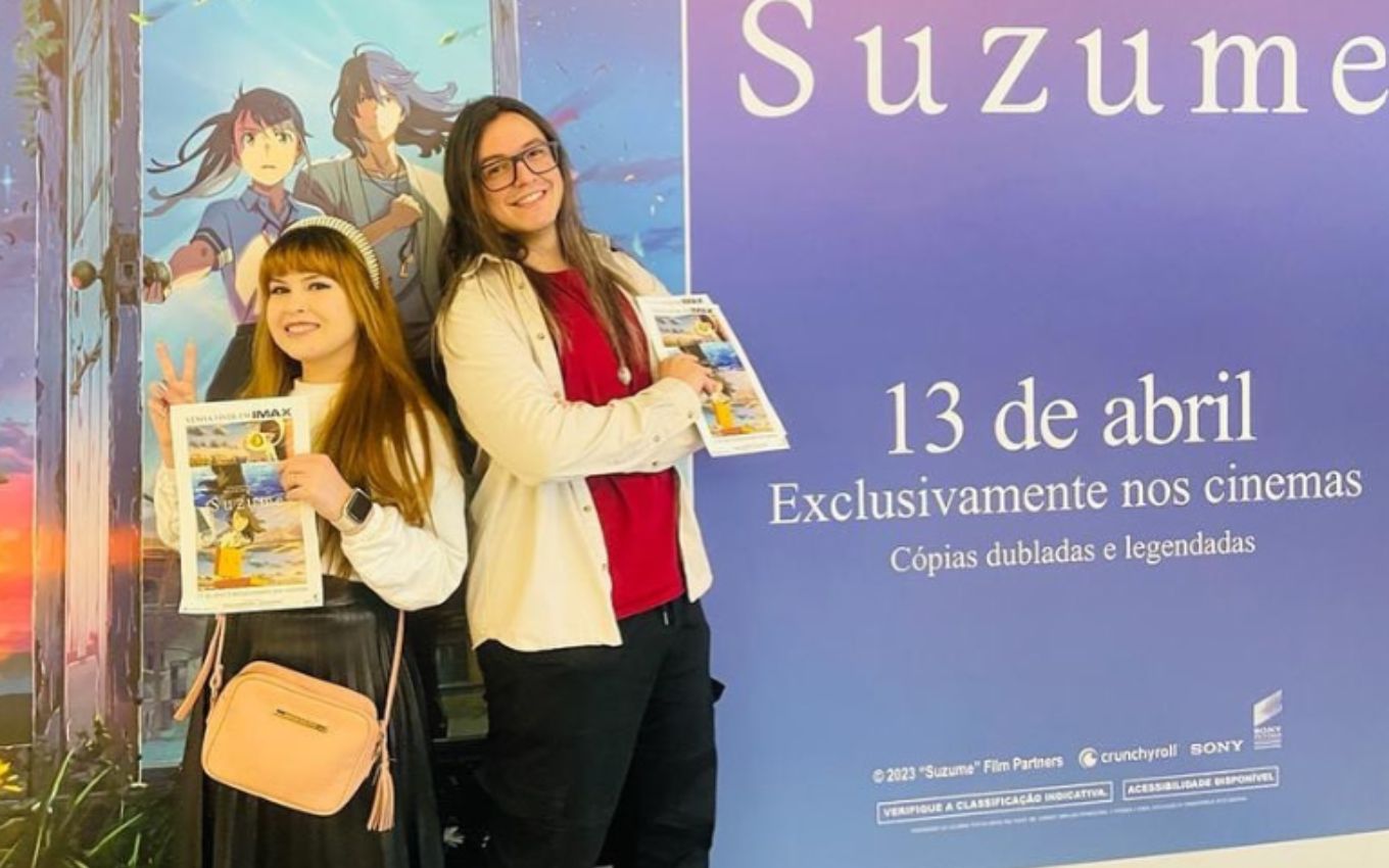 ASSISTAM SUZUME NOS CINEMAS A PARTIR DE 13 DE ABRIL!!! Os dubladores s