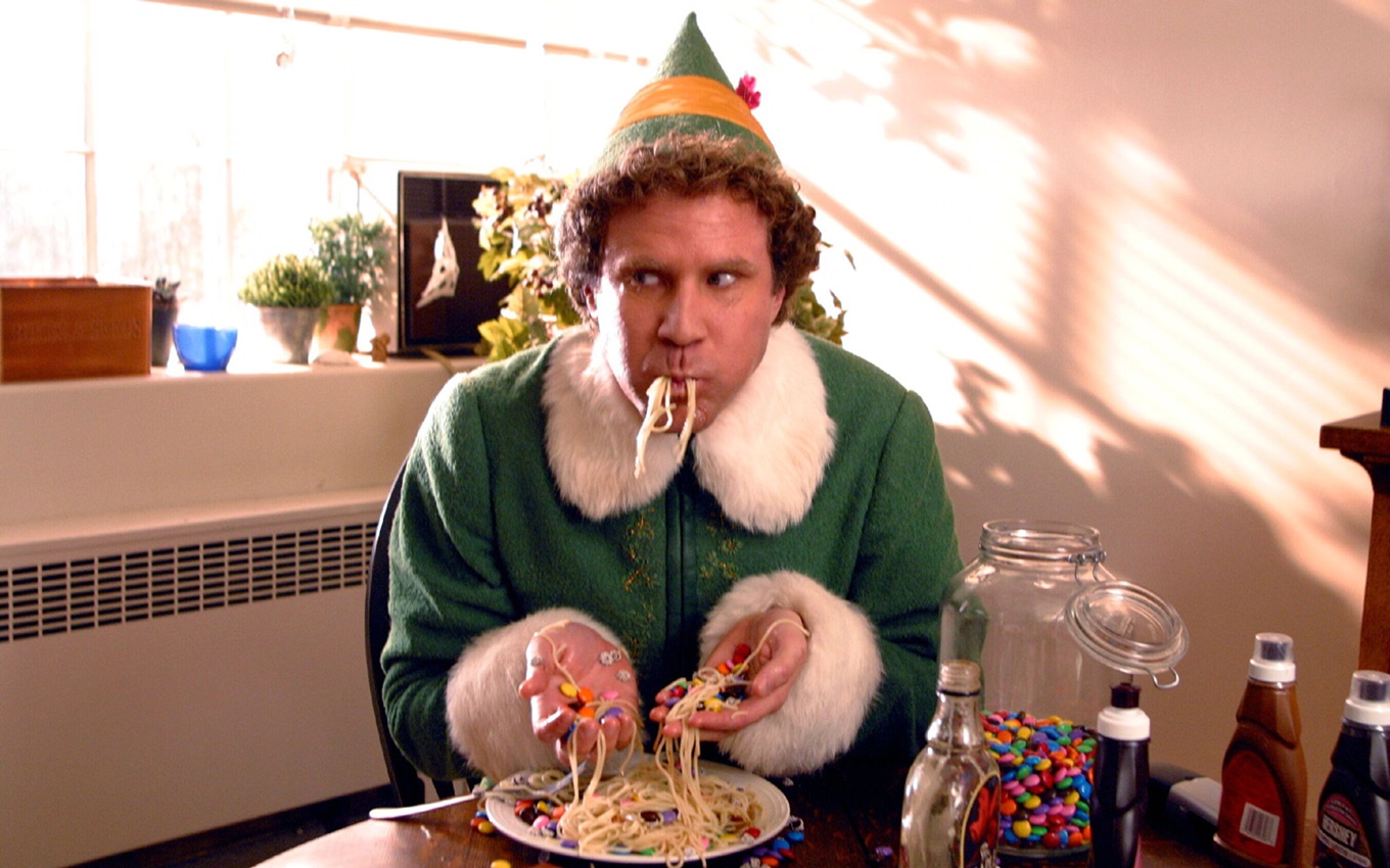 Will Ferrell em cena de Um Duende em Nova York, um dos clássicos do Natal