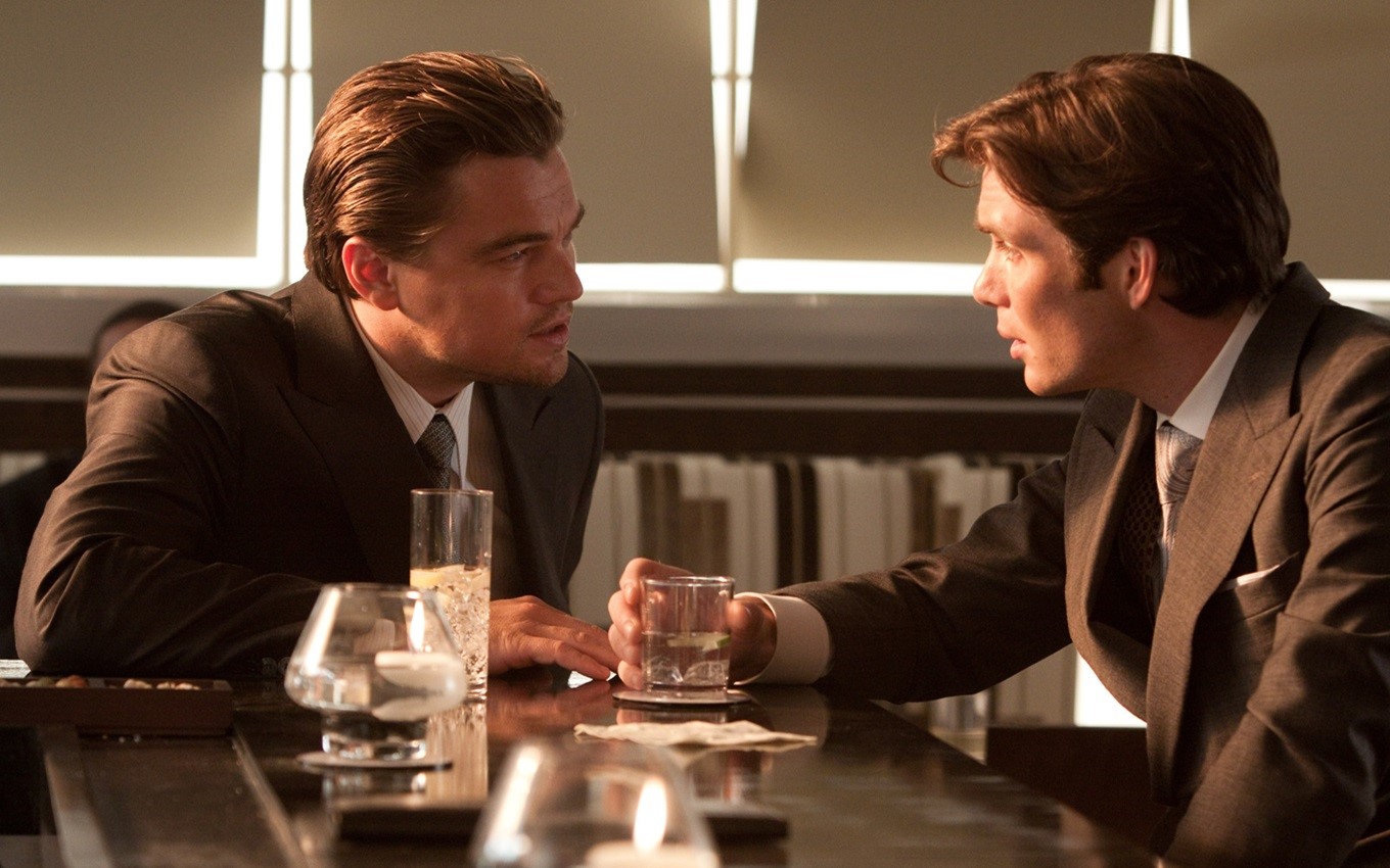 Leonardo DiCaprio e Cillian Murphy em cena de A Origem