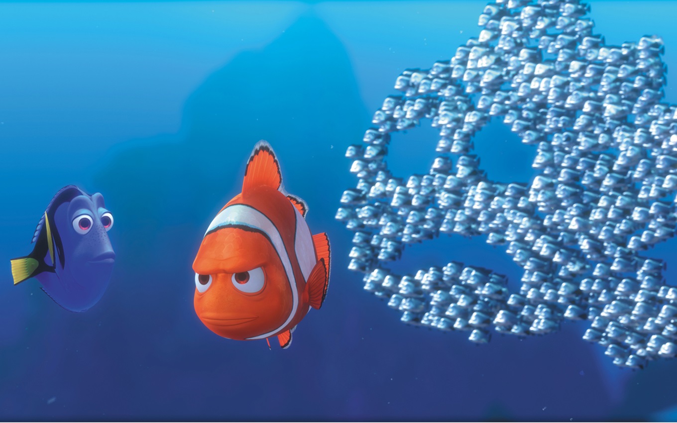 Cena de Procurando Nemo