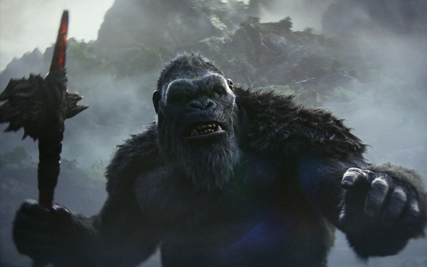 Cena de Godzilla e Kong - O Novo Império