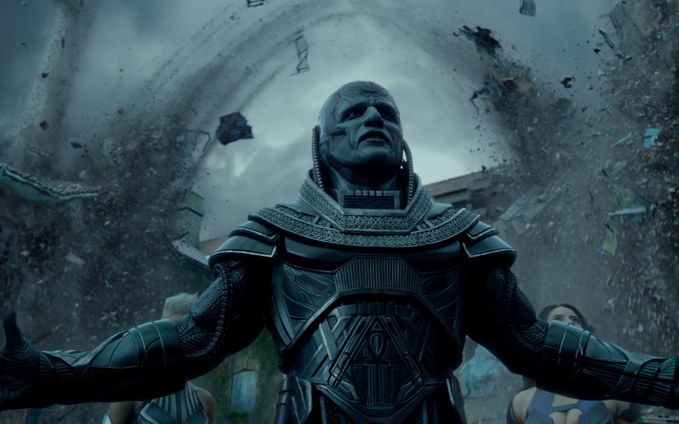 Oscar Isaac em cena de X-Men: Apocalipse