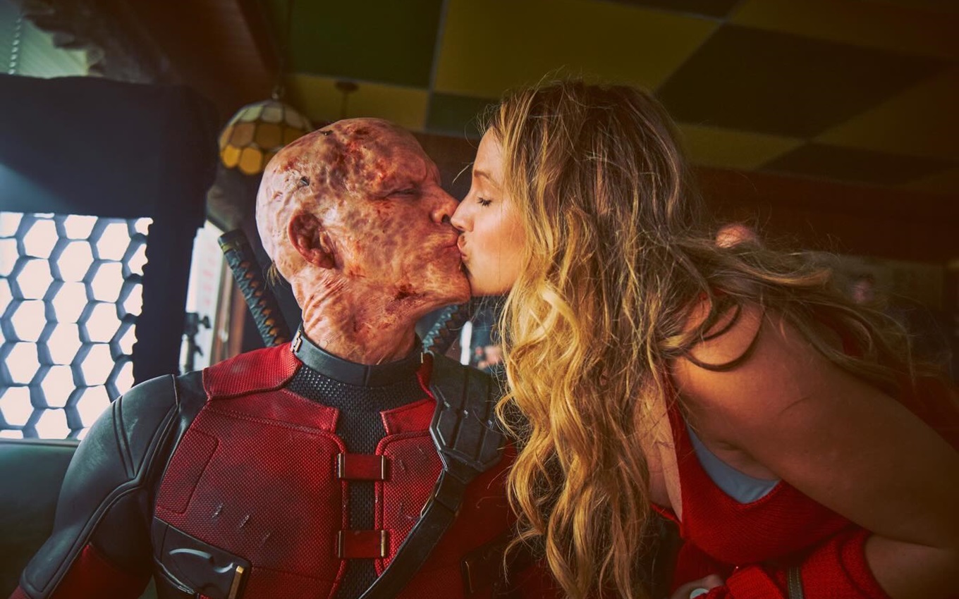 Ryan Reynolds e Blake Lively nos bastidores de Deadpool e Wolverine