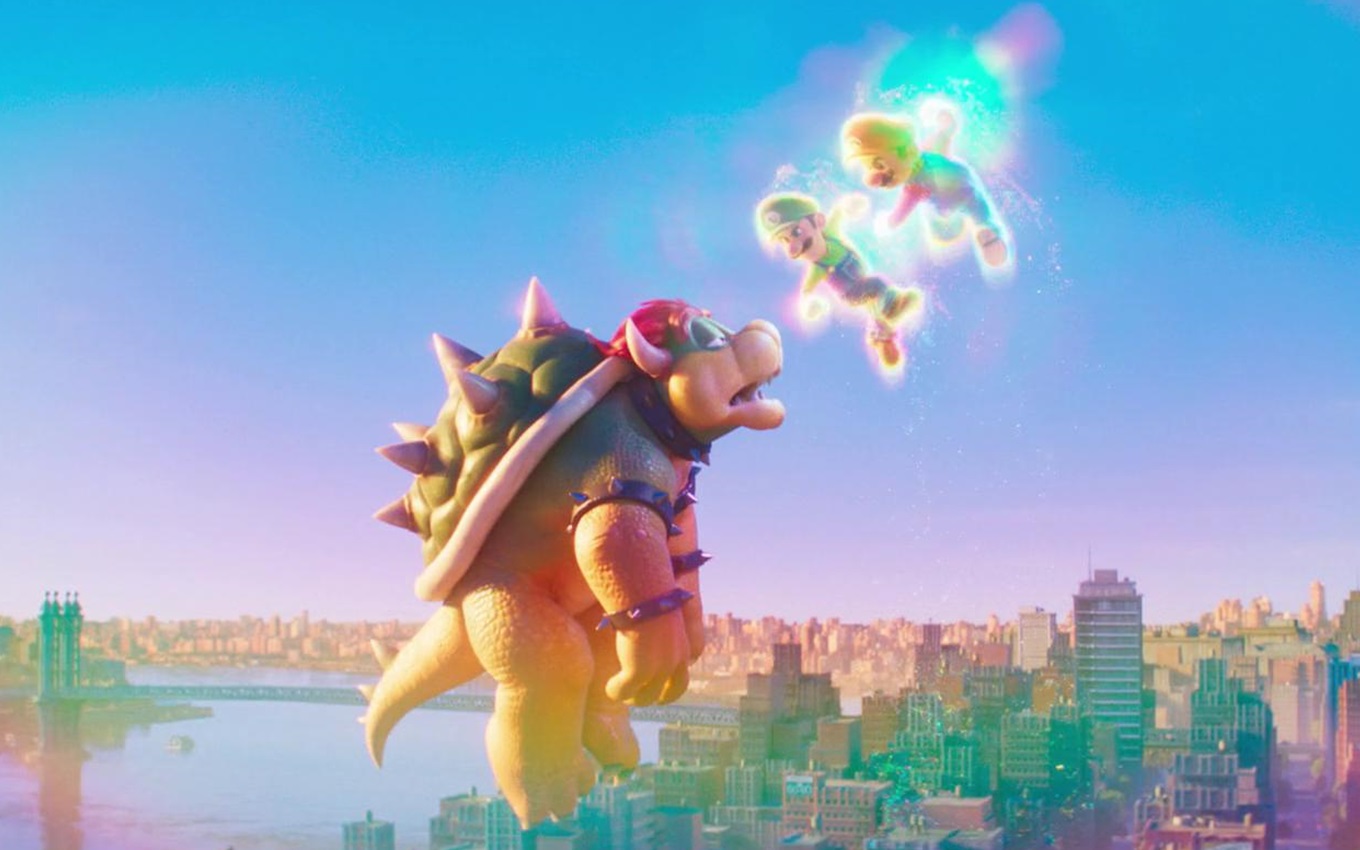 Browser (Jack Black) em cena de Super Mario Bros. O Filme