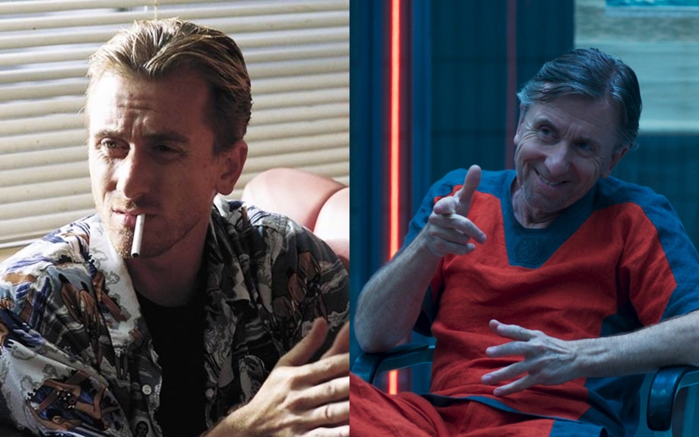 Montagem de Tim Roth, ator de Pulp Fiction