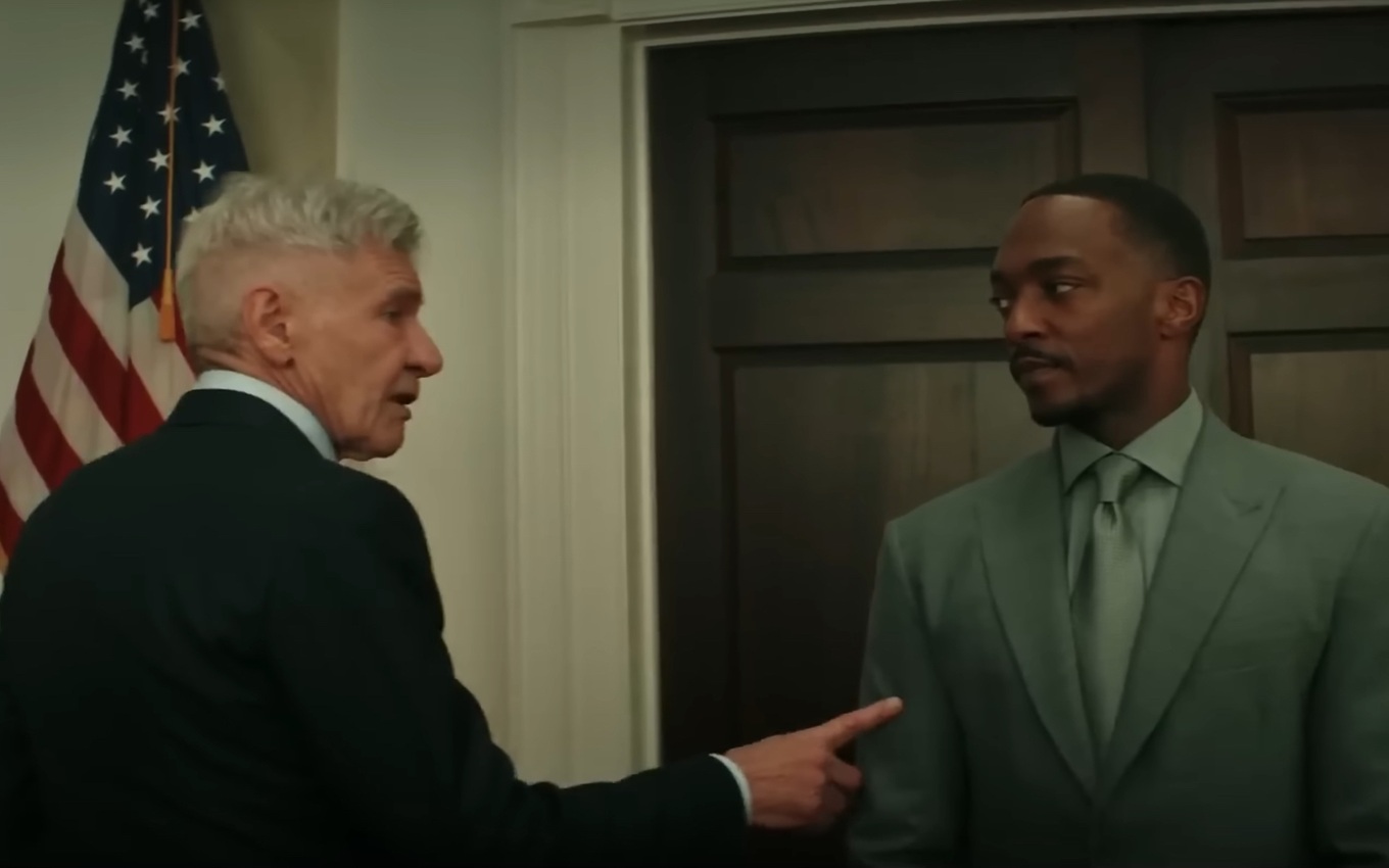 Harrison Ford e Anthony Mackie em Capitão América 4