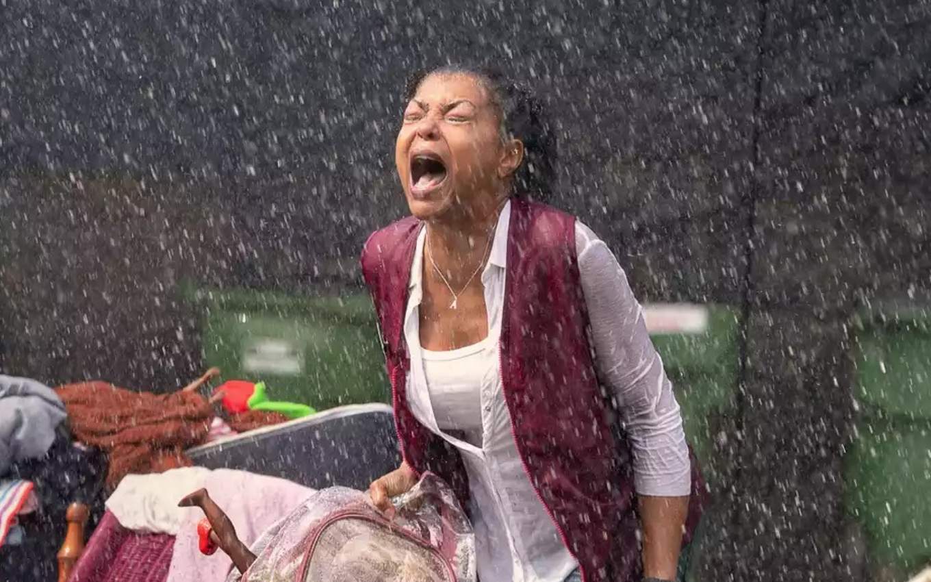 Taraji P. Henson em cena do filme Até a Última Gota (Straw) na Netflix