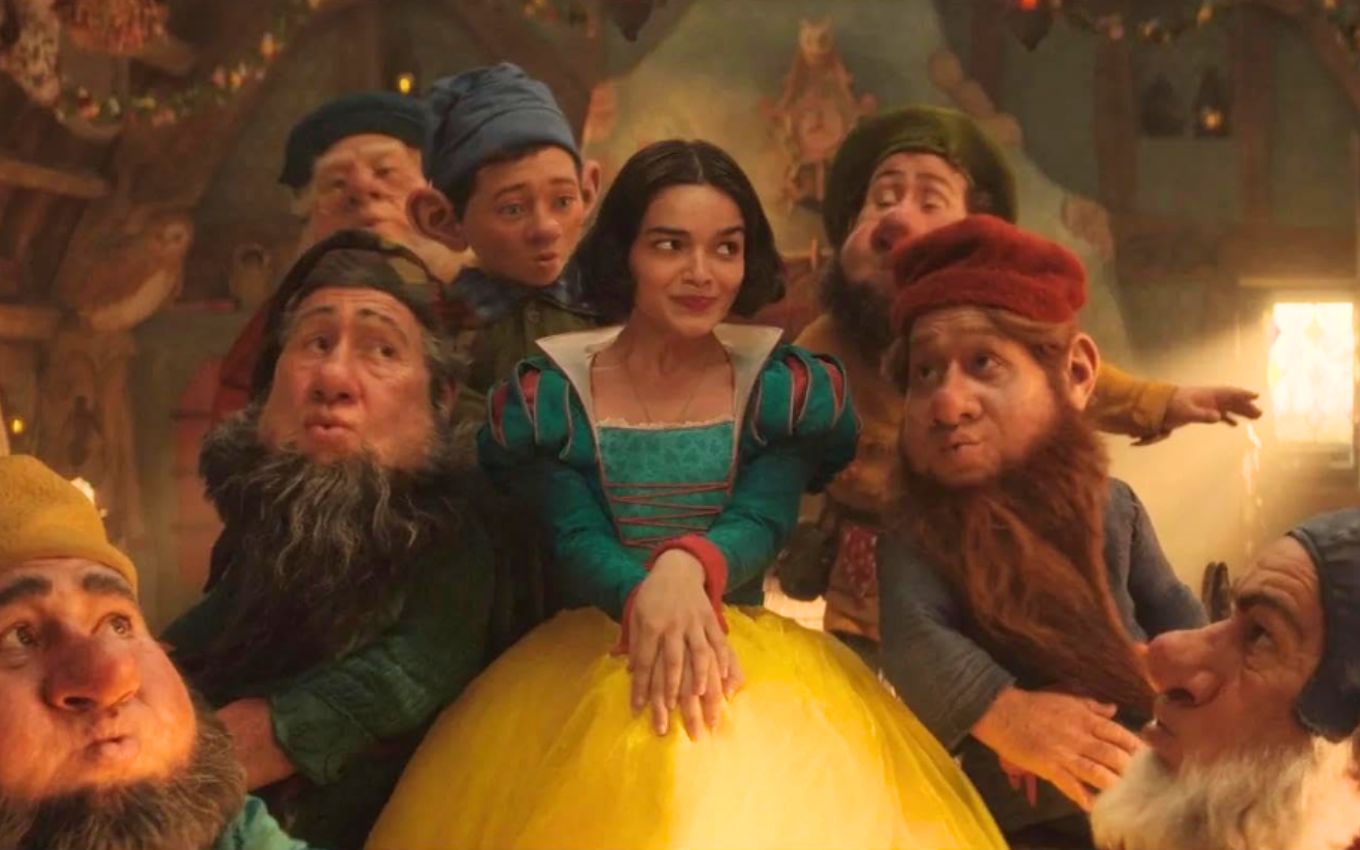 A Branca de Neve e os Sete Anões feitos de forma digital