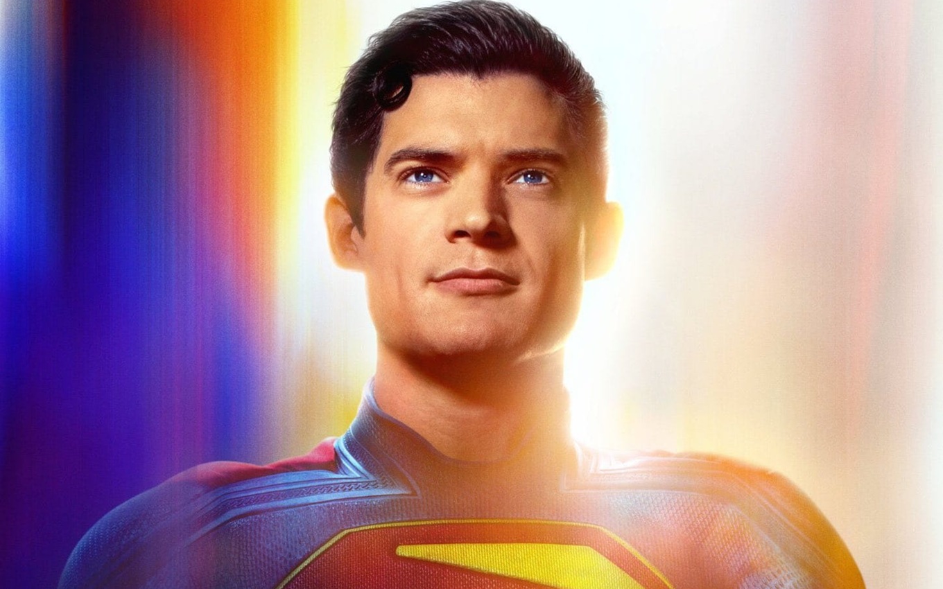David Corenswet em cena de Superman
