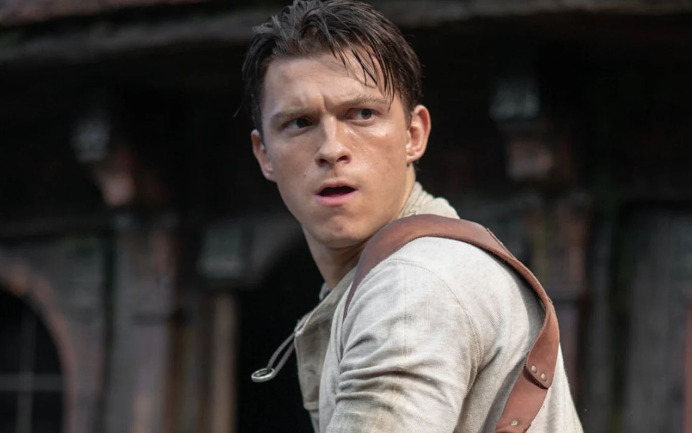 Tom Holland em Uncharted: Fora do Mapa