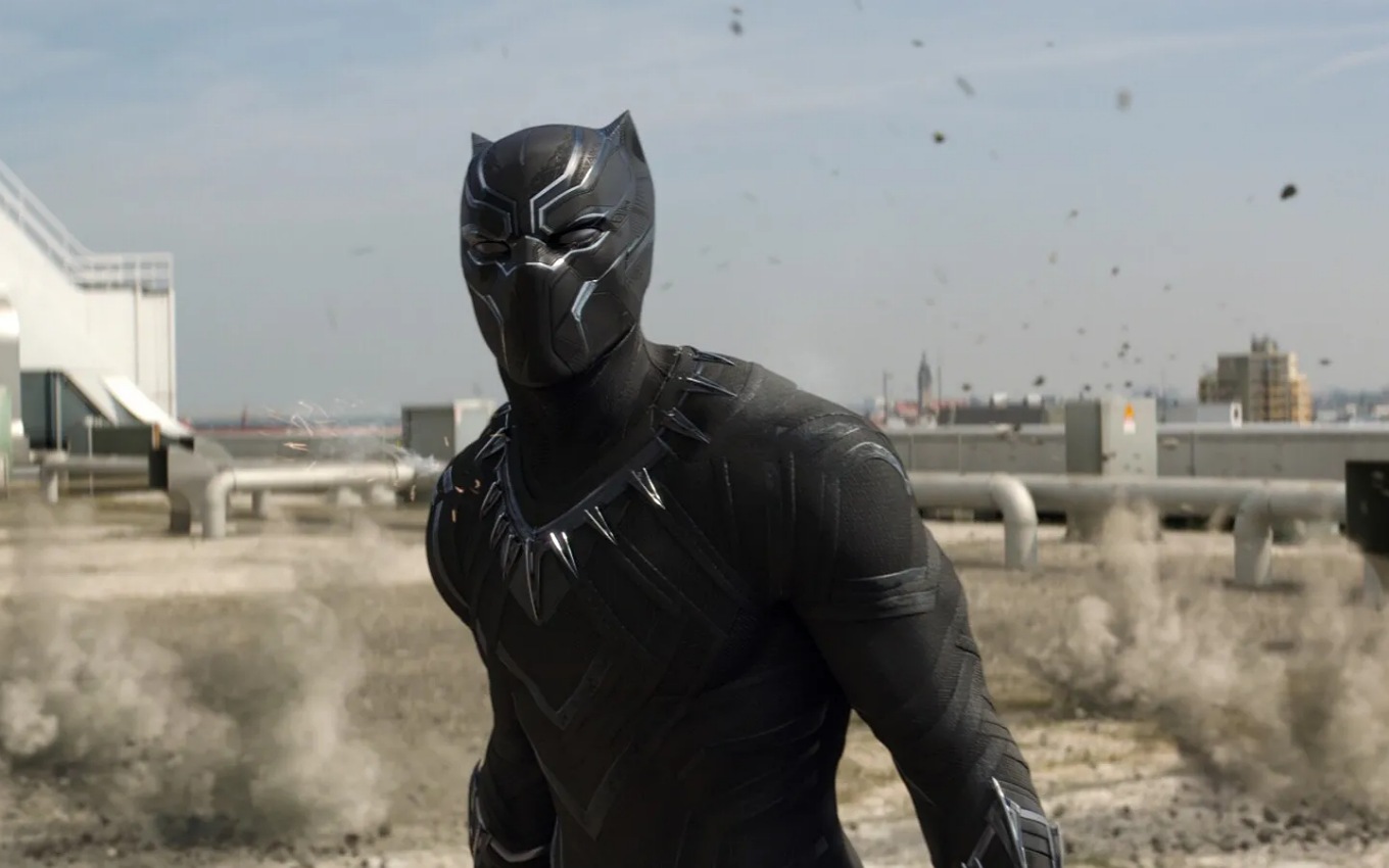 Cena de Pantera Negra, filme da Marvel