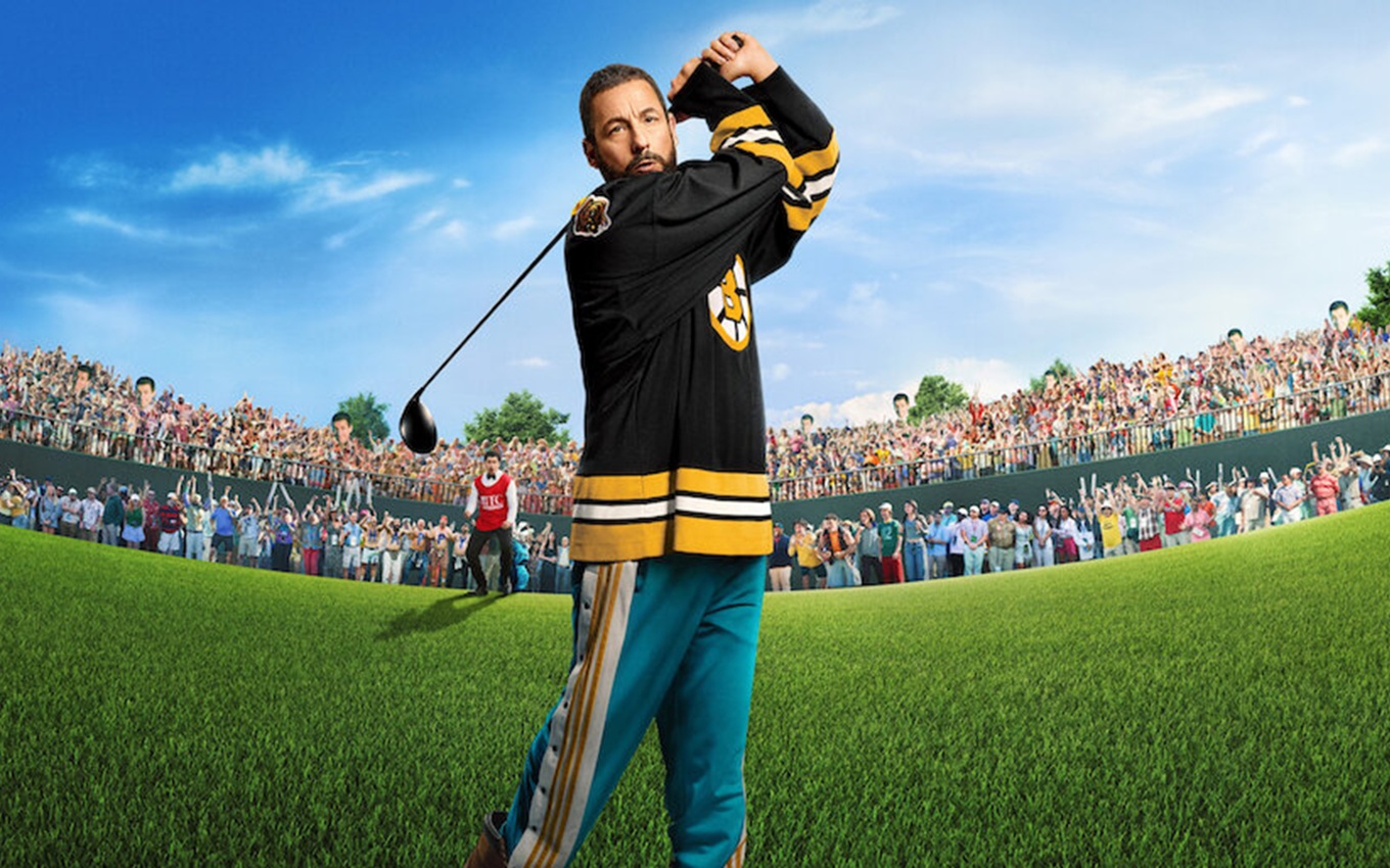 Adam Sandler em cena de Happy Gilmore 2