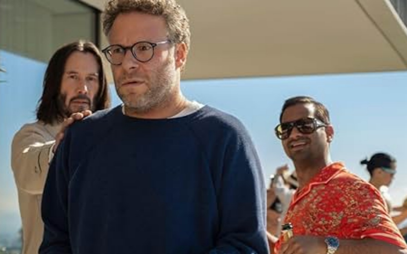 Keanu Reeves, Seth Rogen e Aziz Ansari na comédia Good Fortune