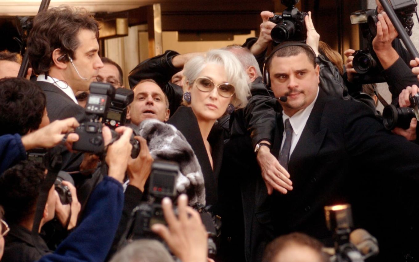 Meryl Streep em O Diabo Veste Prada, filme que terá uma sequência