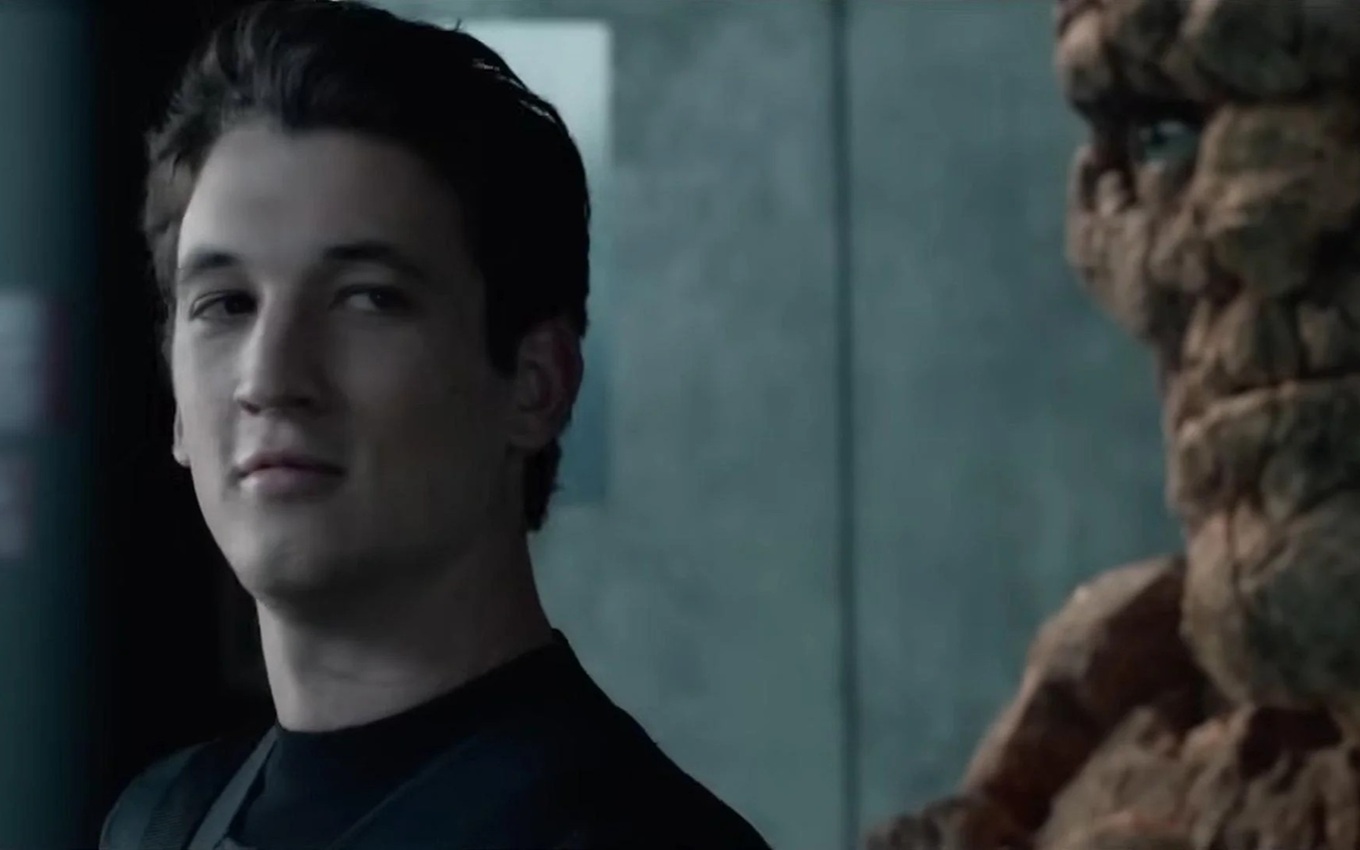 Miles Teller em cena de Quarteto Fantástico (2015)